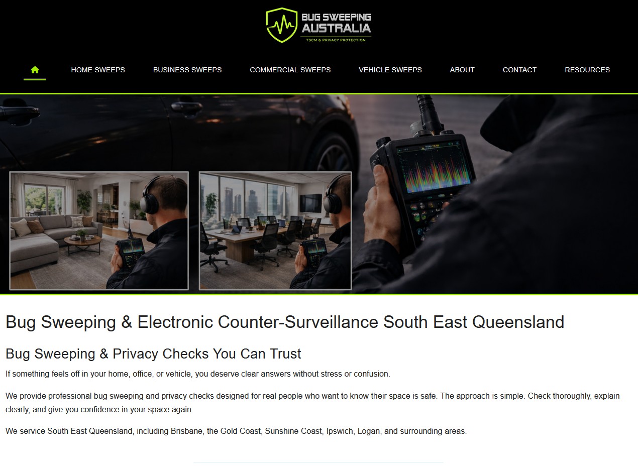 Bug Sweeping Australia