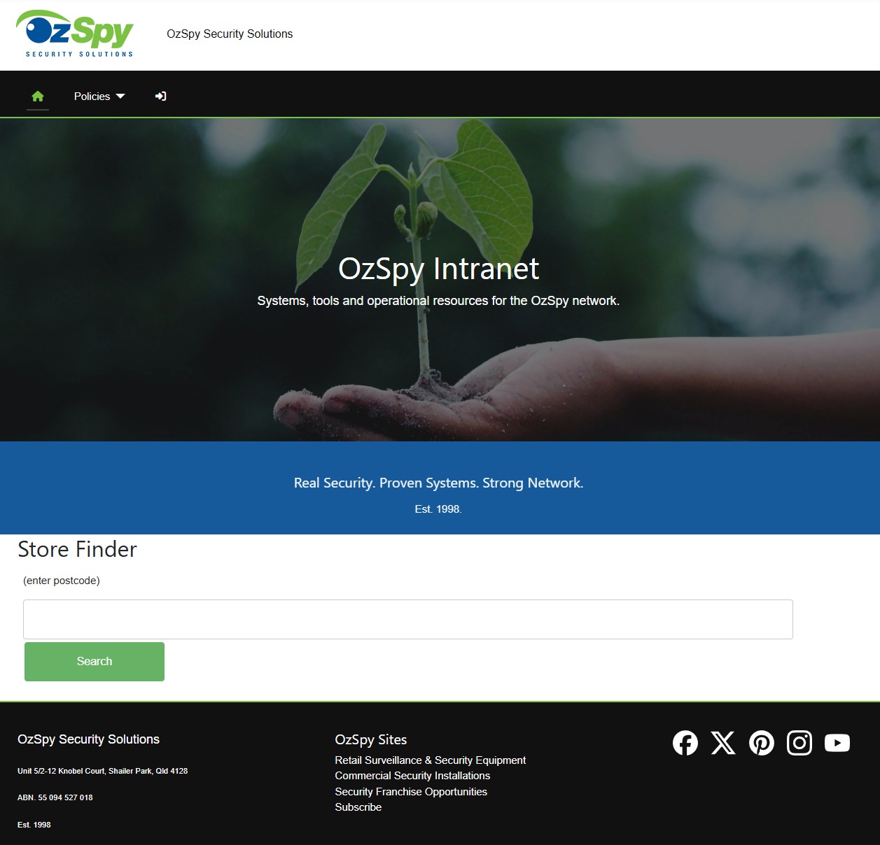 OzSpy Intranet